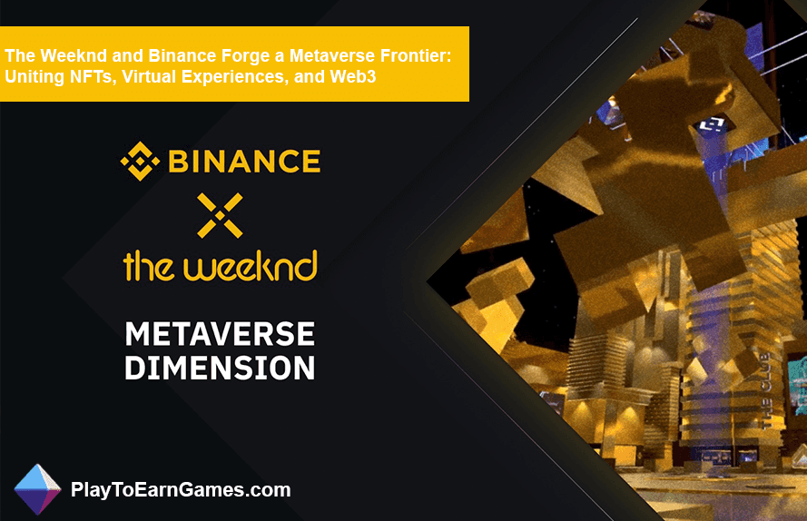 Binance y The Weeknd crean la frontera del metaverso con NFT, VR y Web3