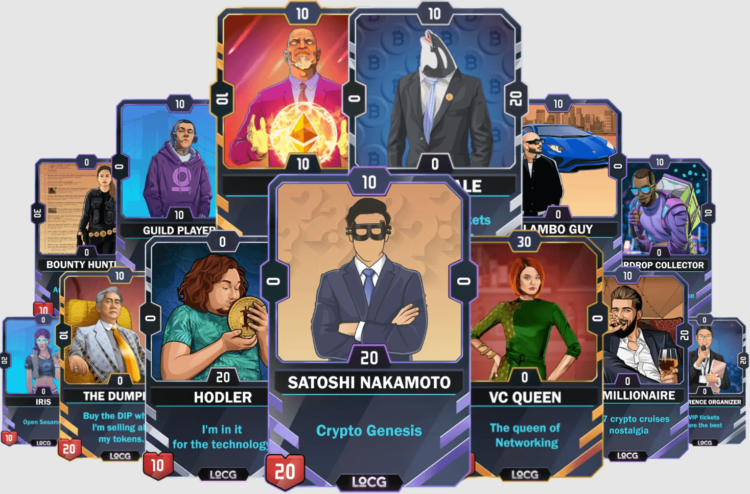 Juego Legends of Crypto - Revisión del juego