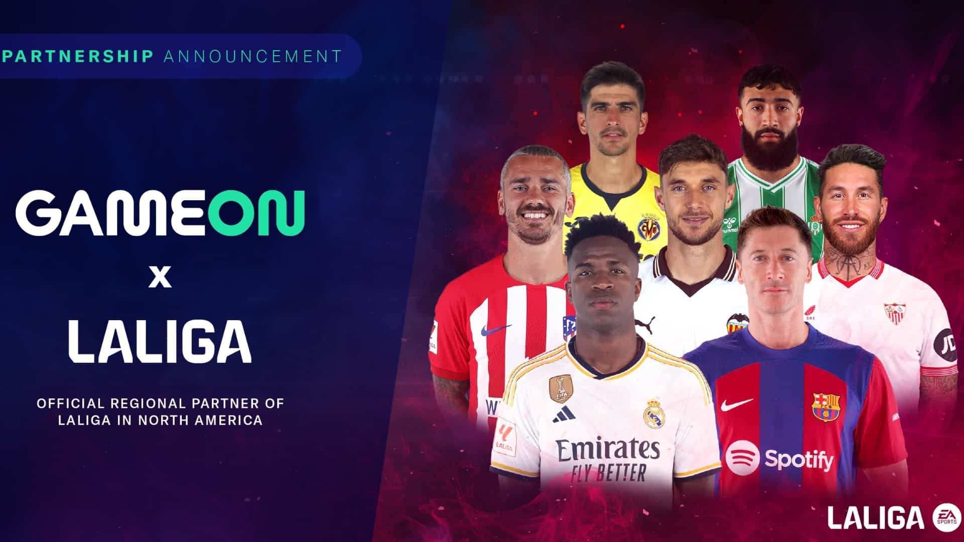 GameOn y La Liga North America presentan el juego de fútbol de fantasía Web3 NFT