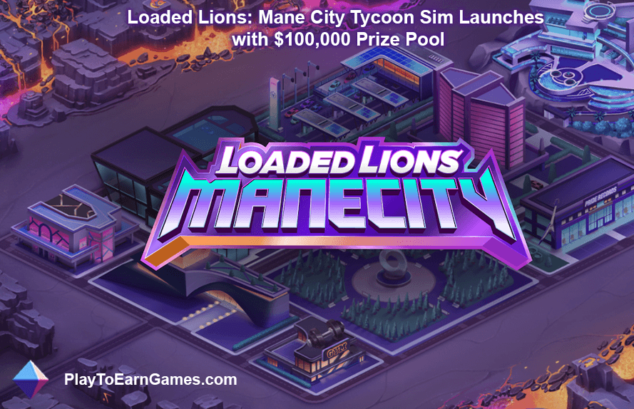 Loaded Lions: Mane City Tycoon Sim se lanza con un premio acumulado de $100 000