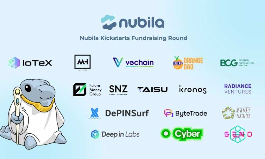 Nubila Secures Funding from Top Investors Including IoTeX and VeChain