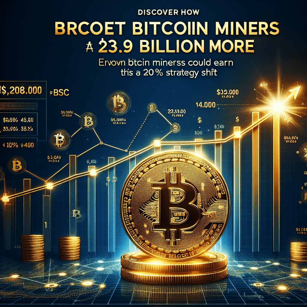 Discover How Bitcoin Miners Could Earn $13.9 Billion More With This 20% Strategy Shift