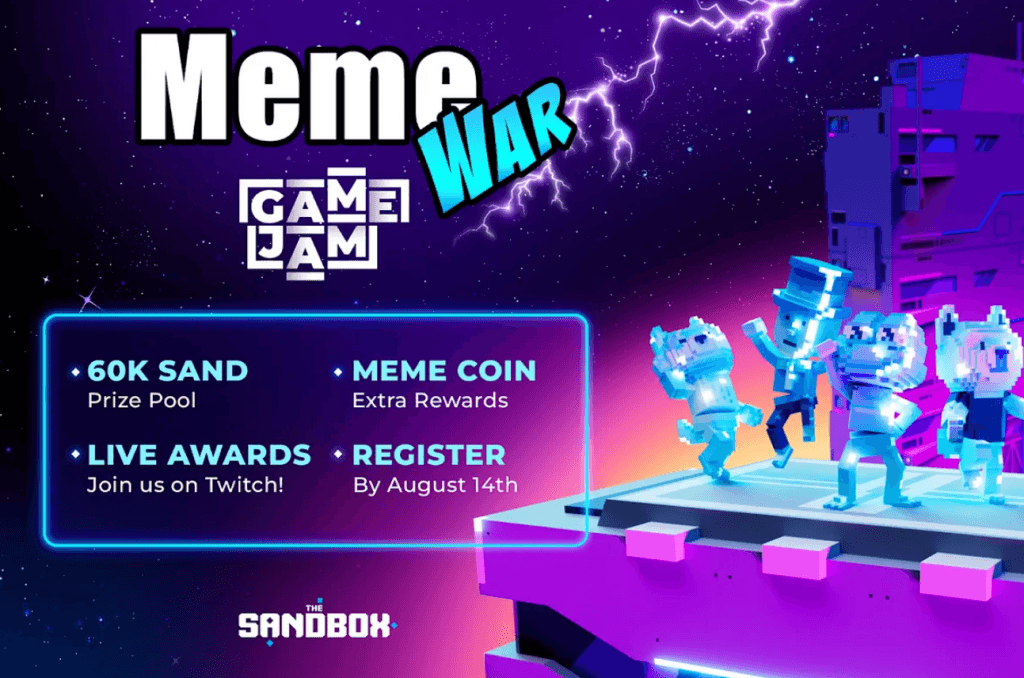 Win Big in The Sandbox's Meme War Game Jam - 60K SAND Prize Pool Awaits!