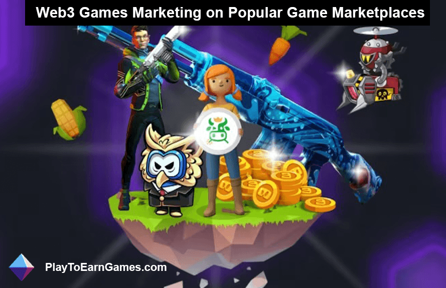 Marketing de juegos Web3 en mercados de juegos populares