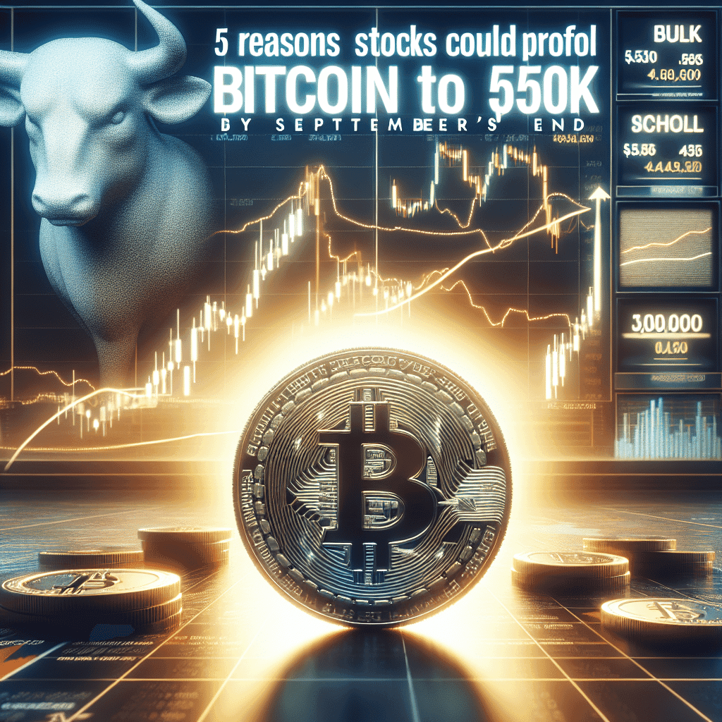 5 Reasons Stocks Could Propel Bitcoin to $50K by September's End