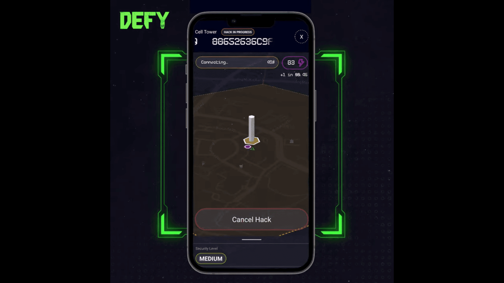DEFY es un juego móvil de movimiento para ganar que combina elementos de los mundos virtual y físico para brindar una experiencia inmersiva de metaverso.