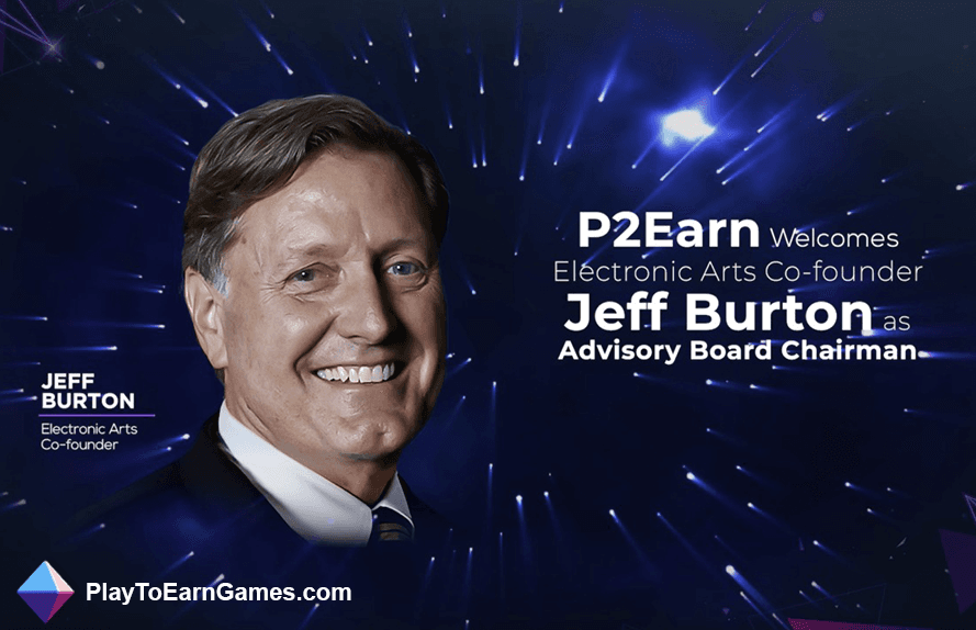 P2Earn Inc Web3 contrata a Jeff Burton