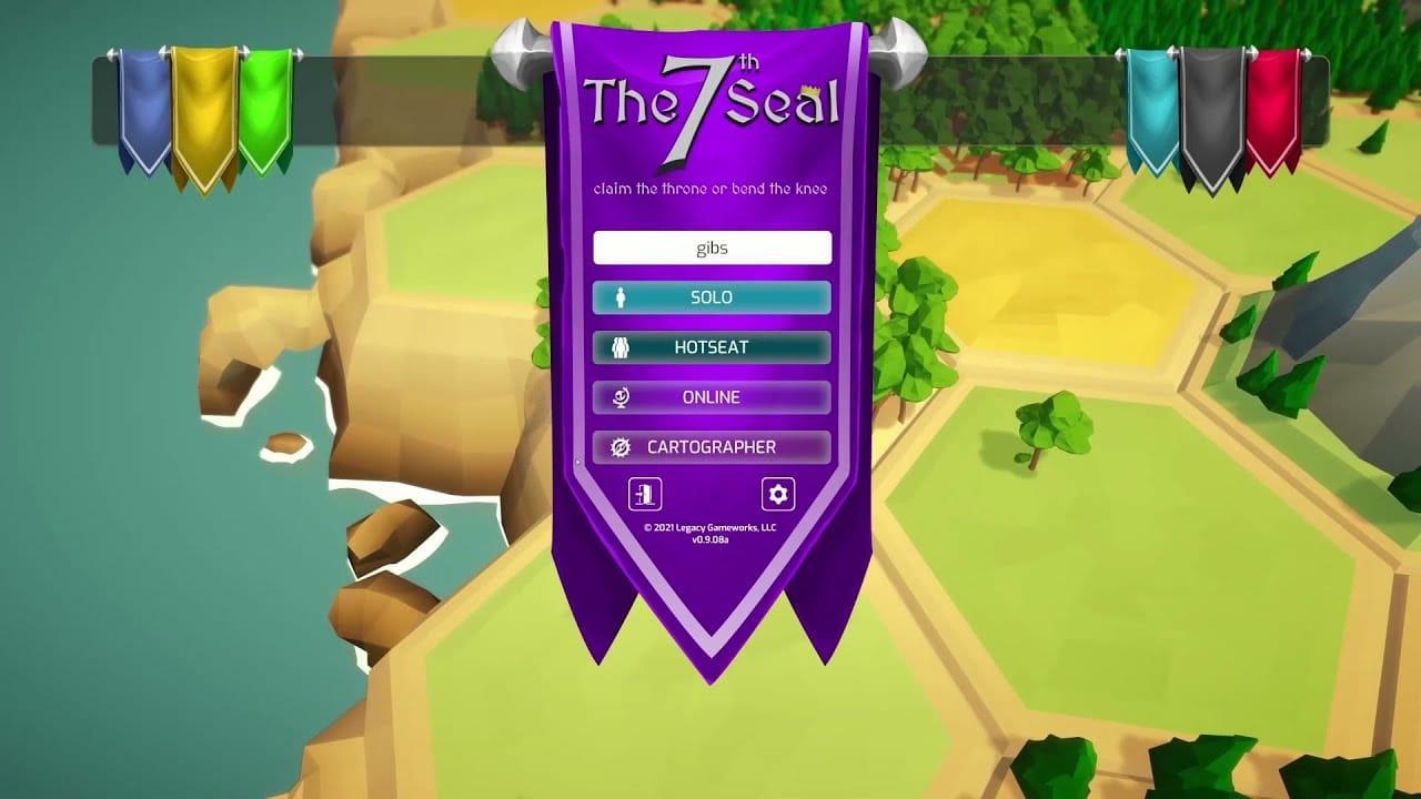 The 7th Seal es un juego de estrategia multijugador, táctico, por turnos, de juego para ganar, que se embarca en una lucha épica para reclamar el trono vacío.