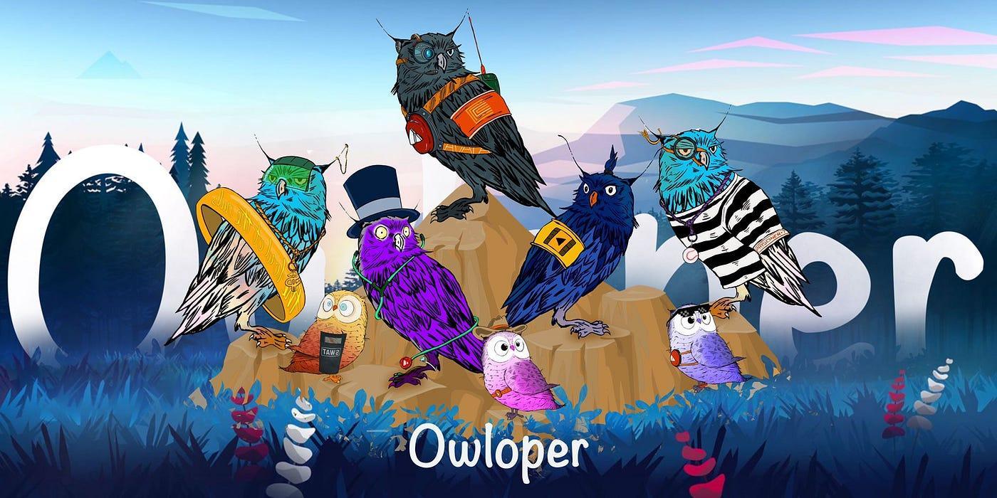 Owloper es un proyecto de juego inactivo y activo, de juego para ganar, prioritario para la comunidad, con NFT y NFT actualizables.
