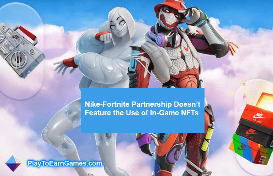 Nike-Fortnite no usa NFT en el juego