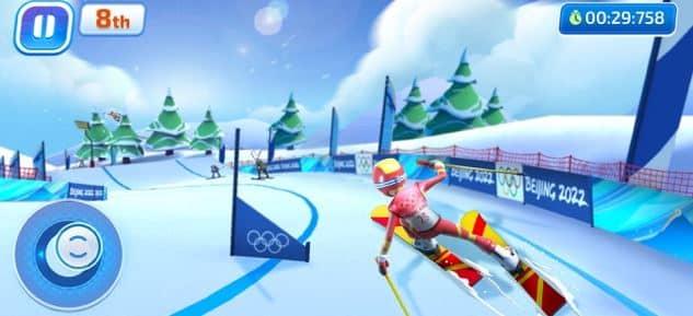 Experimente la emoción de los Juegos de Invierno en Olympic Games Jam: Beijing 2022, un juego móvil P2E donde los jugadores compiten en caóticos minijuegos por pines NFT.