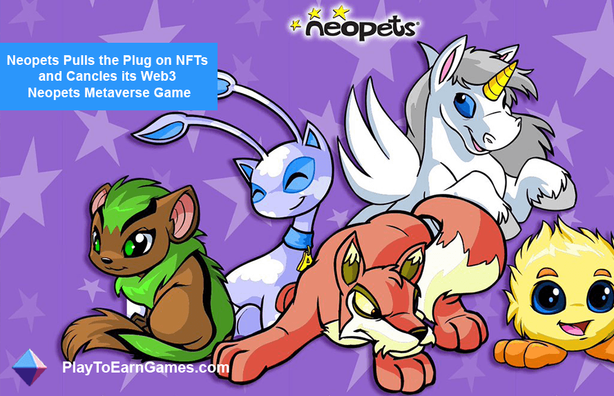 Neopets descontinúa NFTs y Web3 Neopets Metaverse Game