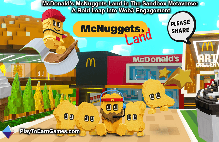 Metaverso de McDonald&#39;s: McNuggets Land en The Sandbox