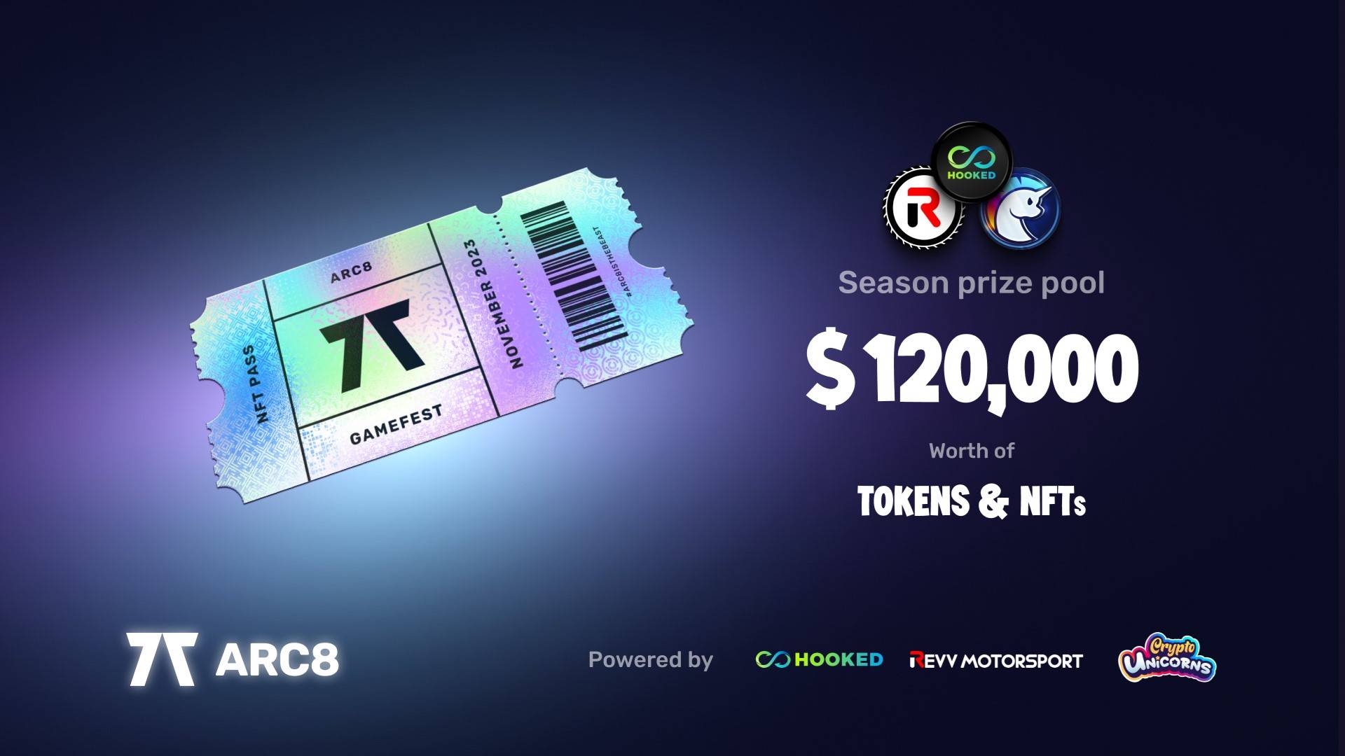 Arc8 lanza GameFest Extravaganza con un premio acumulado de 120.000 dólares y NFT exclusivos